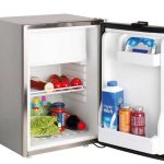 frigorífico de compresor 34l+ 6l congelador, 12/24V, 45 W, acero inoxidable 10