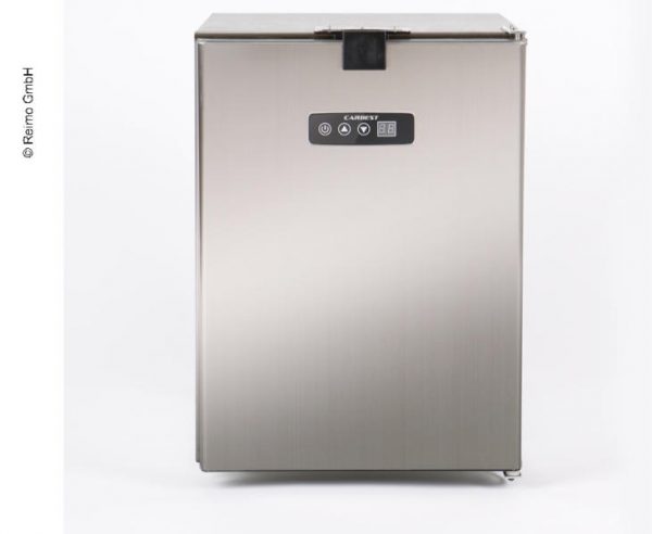 frigorífico de compresor 34l+ 6l congelador, 12/24V, 45 W, acero inoxidable 5