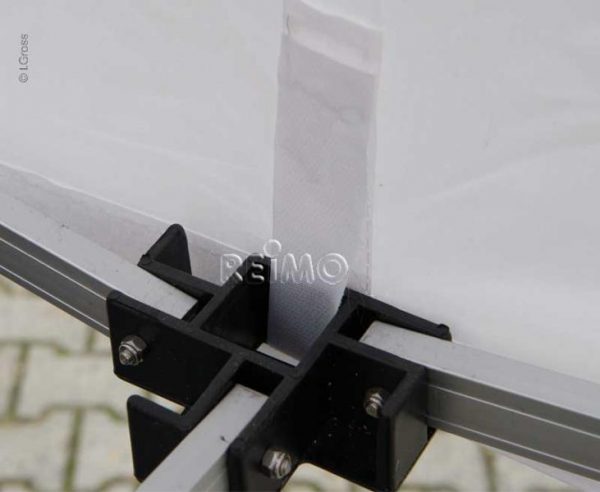 Carpa pabellón 3x3m blanca estructura de aluminio sistema de montaje 10
