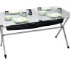 Mesa Enrollable Alu, Titan Space 2 115x72x70cm Con Bolsa De Transporte