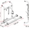 Carry-bike Caravana Pared Trasera Caravan Hobby - Imagen 3