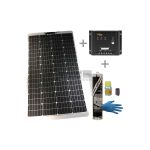 PACK Solar FLEX 160W + Regulador MPPT + Kit de pegamento 2