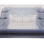 Caperina de techo Vidrio transparente 400x400 mm con Rollo + Moskitonetz 2