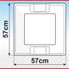 Claraboya 50x50 Vent Crystal - Imagen 4