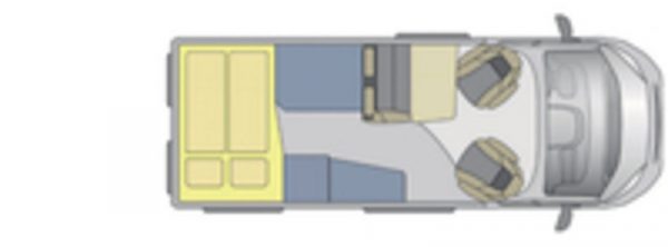 Concepto de habitación XXL Sueño - Expansión para paneles de camionetas L1 -L3, H2 6