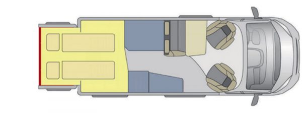 Concepto de habitación XXL Sueño - Expansión para paneles de camionetas L1 -L3, H2 7