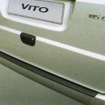 Protección de borde de carga para Mercedes Vito/Viano de 2003 con parachoques lacado 2