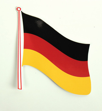 FlagGenufkleber Deutschland 2er Pack, 145 x 125 mm 1