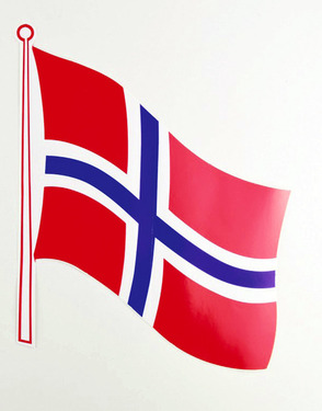 Paquete de la serie Norway 2 de bandera, 145 x 125 mm 1