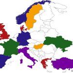 Europe Sticker Set Europard Tarjeta de Europard para quedarse 4