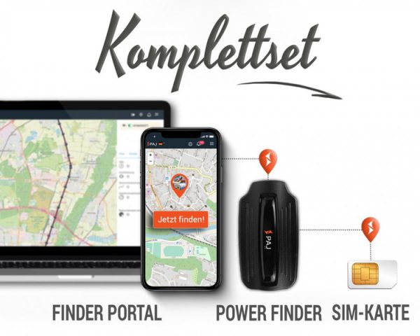 Paj Power Finder, ubicación del vehículo, rastreador GPS 2
