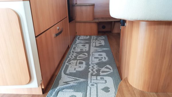 Alcicult de alfombra de 50x150 cm de gris oscuro, poliéster/TPR 2