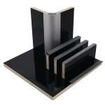 Placa de construcción de muebles Negro alto brillo, HPL 3
