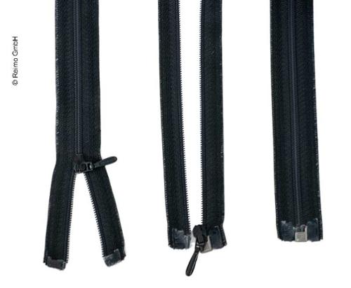 Zipper 90 cm, divisible: se puede encontrar en negro, Plástico 1