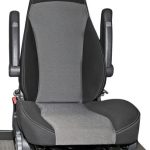 Asiento de un solo asiento rotativo de 55 cm, cubrir dos tono de color gris claro/antracita 3