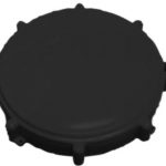 Cubierta de tornillo Ø170 mm negro 2