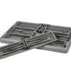 Garnitur Easy - Mesa 105x65 cm y 2 bancos 84.5x20cm, gris - Imagen 2