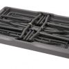 Garnitur Easy - Mesa 105x65 cm y 2 bancos 84.5x20cm, gris - Imagen 3