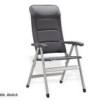 Silla de camping Pioneer gris carbón - silla acolchada de cuatro patas 2