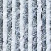 Cortina esponjosa de 100x200 cm de gris/blanco para puertas de toldo o balcón