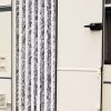 Cortina esponjosa de 100x200 cm de gris/blanco para puertas de toldo o balcón - Imagen 2