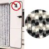 Cortina esponjosa 56 x 185 Blanco/gris/negro para autocaravanas y.Caravana - Imagen 2