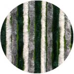 Cortina esponjosa 56x205 gris/verde oscuro/blanco 3