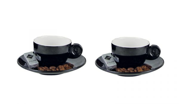 Melamin Espresso Cup Set Quadrato Para 2 Personas, Gimex 1