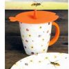 Tapa de silicona para vidrio o taza, diseño de pescado, 4-PC., Incl. - Imagen 4