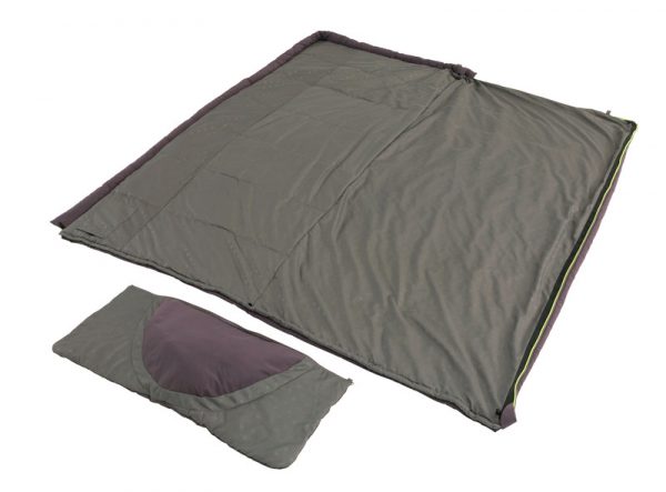 Contorno del saco de dormir del techo morado oscuro, 220x85 cm, almohada integrada 2