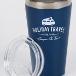 Viajes navideños: taza de aspiradora de acero inoxidable con tapa 2
