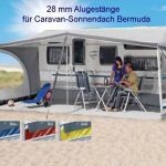 Pistas de aluminio de 28 mm para Duke Caravan Sonnenendach Bermudas 2