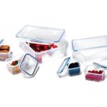 Tarros de almacenamiento y tarros de frescura Set transparente con tapa, 6 piezas 2