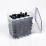 Jar de almacenamiento y congelador de 0.85 L, transparente 6