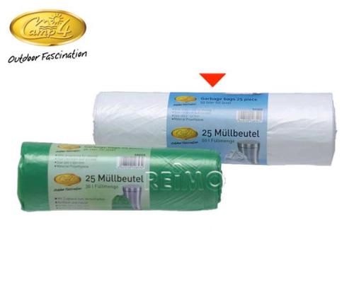 Waste Pack Roll 50L/25st, Clear/White 1