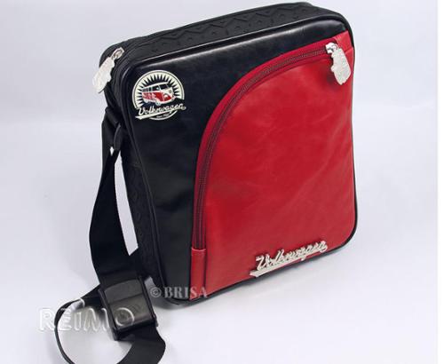 VW Collection Shoulder Bag "Perfil de neumáticos", 26x22x7cm, negro/rojo 1