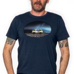 Camiseta Men VW, Blue-Melange, 100%algodón- 2