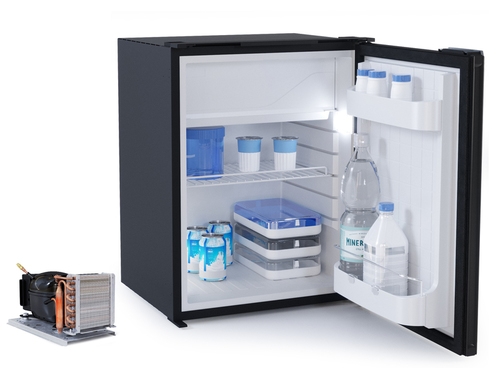 Refrigerador De Compresor Vitrifrigo C75l + 10 L Gris 40 W C75l Chr Negro 1