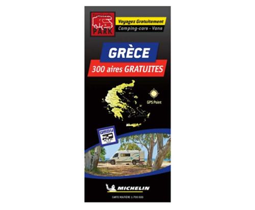 Tarjeta de estacionamiento Michelin espacios de estacionamiento gratuitos en Grecia 1