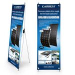 Carbest X -Banner - Motif: panel solar, francés, tamaño: 60x180cm 3