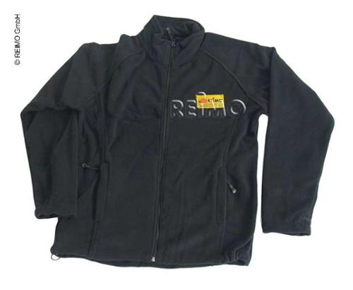 Reimo's Fleece Chaqueta con logotipo de la compañía en el bolsillo del pecho y espalda Gr.L 1