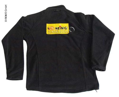 Reimo's Fleece Chaqueta con logotipo de la compañía en el bolsillo del pecho y espalda Gr.L 2
