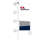 Bandera Adria 1x2,5m 20 2
