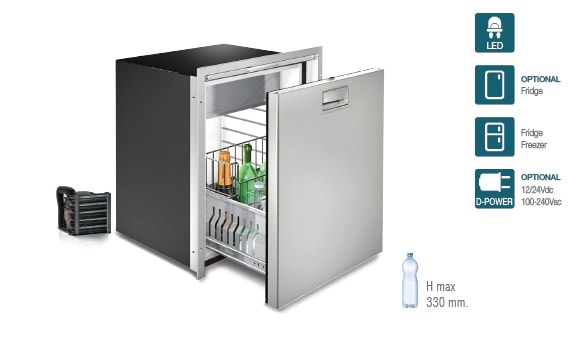 Refrigerador De Cajón Vitrifrigo Dw75 Ocx2 Rfx 1