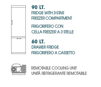 Refrigerador De Compresor Vitrifrigo Slim150 12/22/140v Gris 2