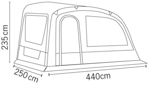 Toldo de aire para ADRIA ACTION AIR 391 8