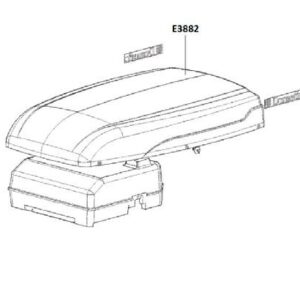 Cubierta Para Aire Acondicionado Dometic  B2100/B2200/B2500/B2600/B3000 Blanca