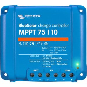 Controlador De Carga Solar Blue Solar Mppt 75/10 (12/24v-10a)