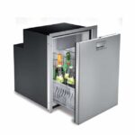 FRIGORÍFICO COMPARTIM. 90 LT ACERO INOX STEELOCK 1