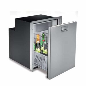 FRIGORÍFICO COMPARTIM. 90 LT ACERO INOX STEELOCK